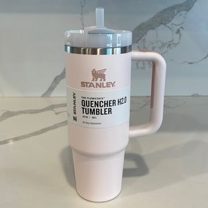 Stanley - 30 oz. ROSE QUARTZ pink Quencher H2.0 Flowstate Tumbler w/Handle - NWT
